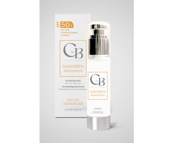 CforB Yüksek Koruma ve Nemlendirici Etkili Su Bazlı Güneş Koruyucu Krem SPF 50, 50 ml