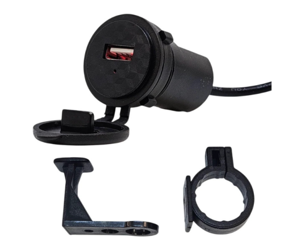Motorsiklet Usb Şarj Tekli Su Geçirmez