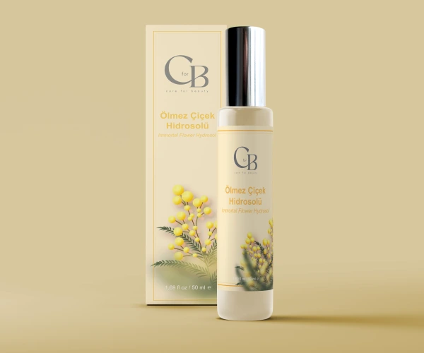 CforB Kırışıklık Gidermeye Yardımcı Tamamen Saf Ölmez Çiçek Hidrosolü 50ml